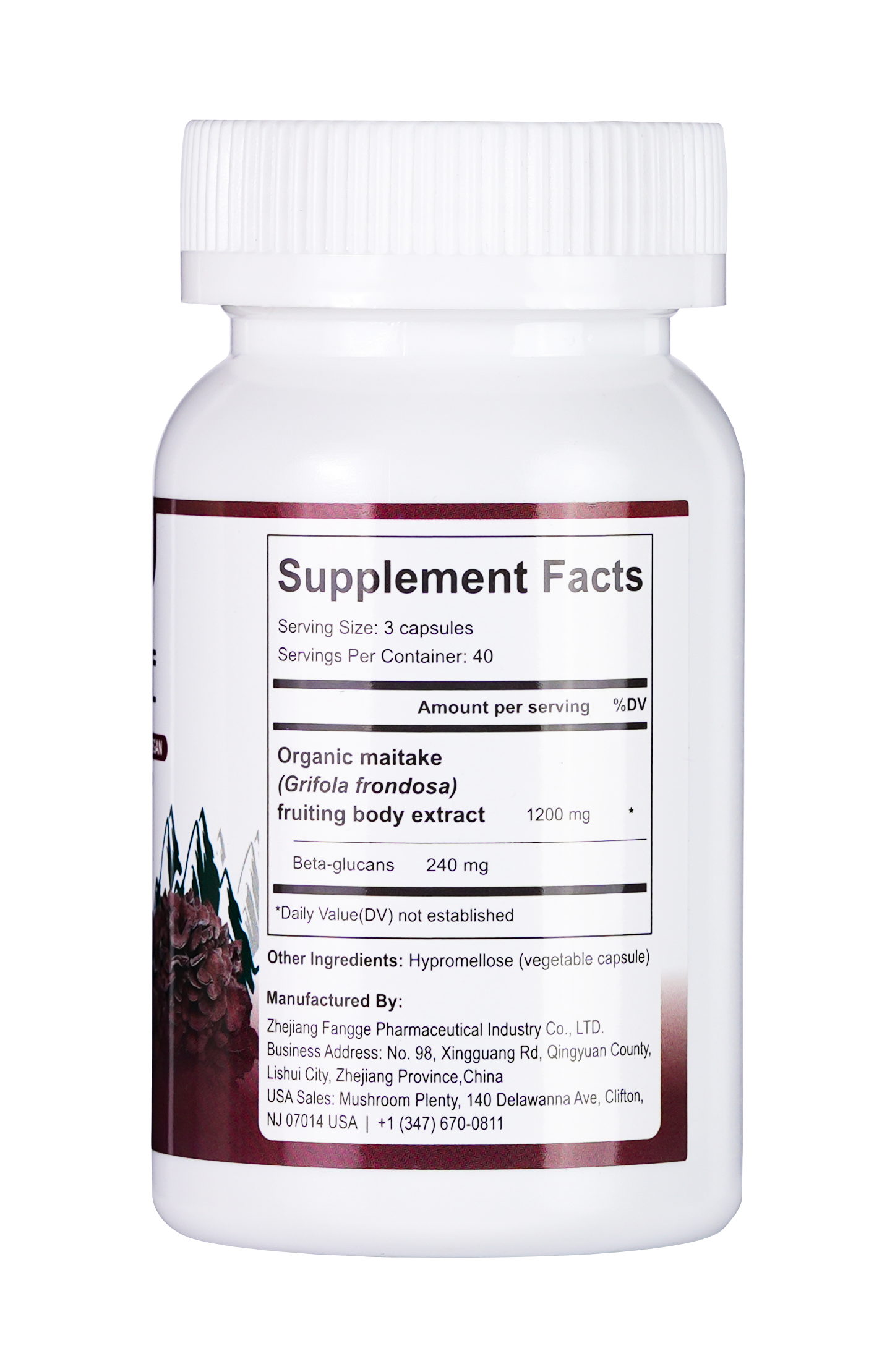 Maitake- Organic Mushroom Extract Capsule 