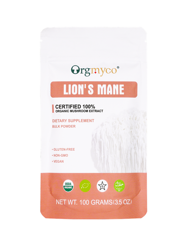 Lion's Mane - Organic Mushroom Extract Bulk Powder 