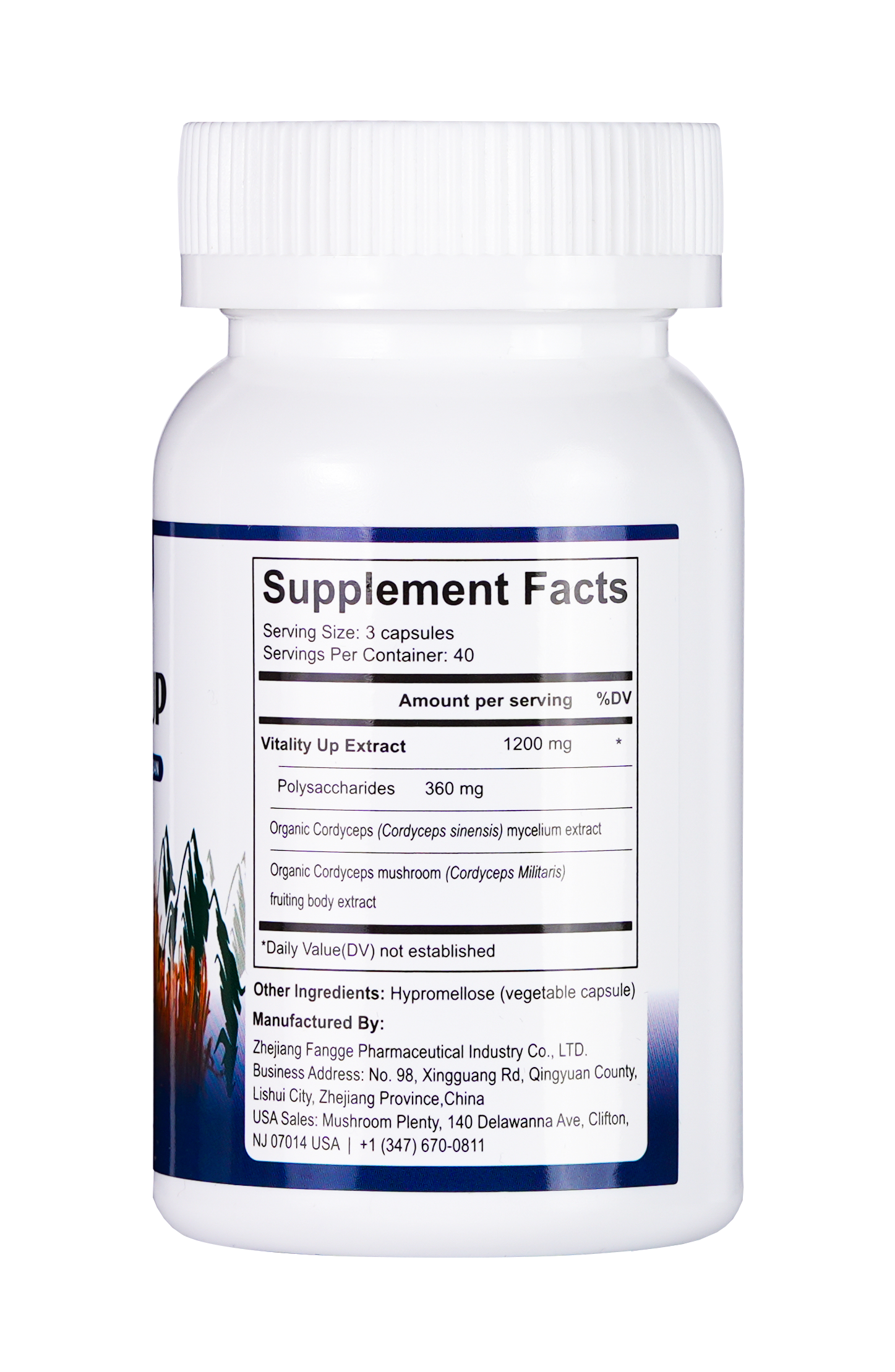 Vitality Up - Organic Mushroom Extract Capsule