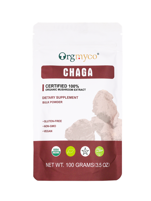 Chaga- Organic Mushroom Extract Bulk Powder 