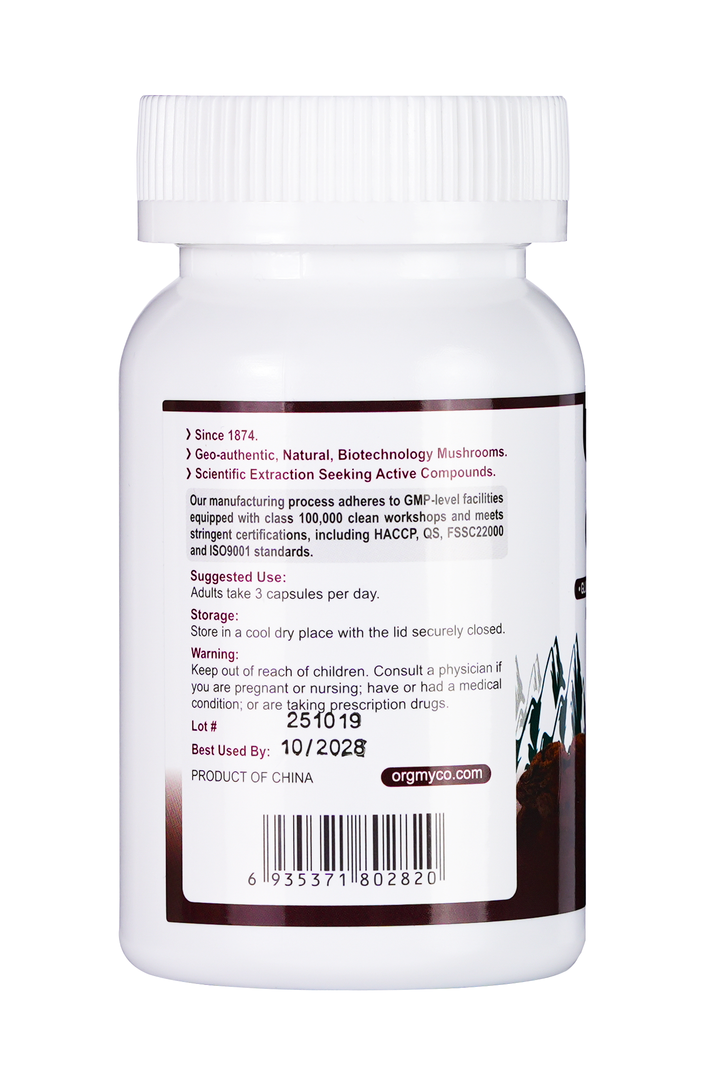 Chaga- Organic Mushroom Extract Capsule 