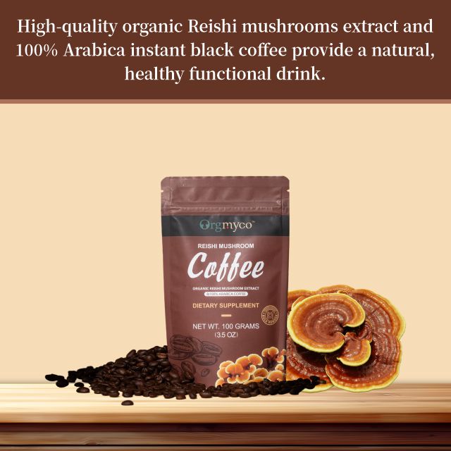 Reishi Mushroom Coffee - Organic Mushroom Extract Blend 