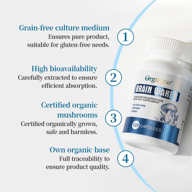 Brain Waken - Organic Mushroom Extract Capsule 