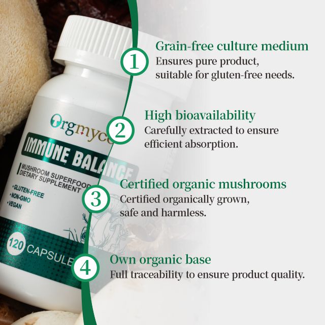 Immune Balance - Organic Mushroom Extract Capsule 
